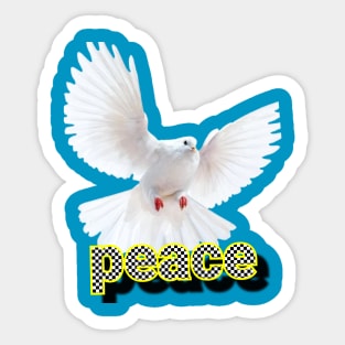 peace happy Sticker